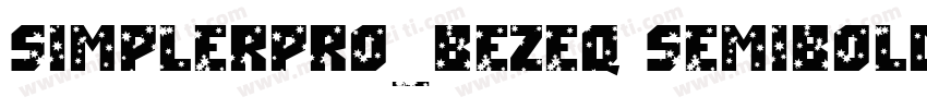 SimplerPro_BEZEQ Semibold字体转换